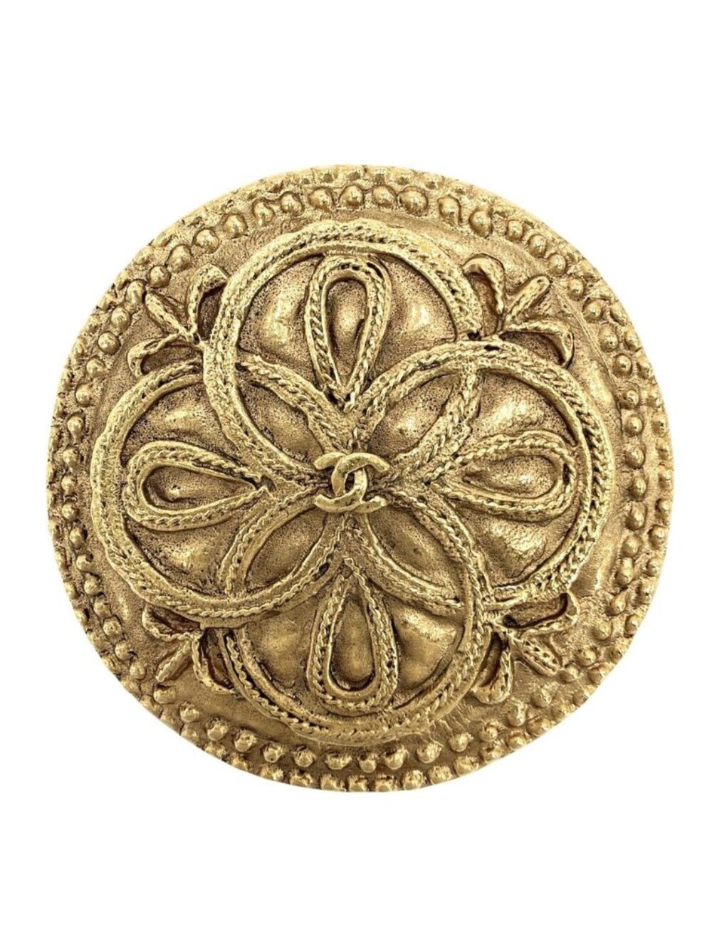 Chanel Brooch CC Logo Vintage 23